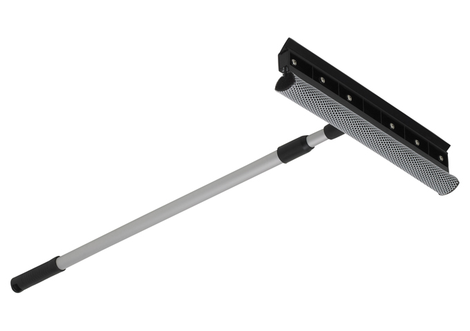 15" Window Squeegee, Telescopic Handle | White Stone