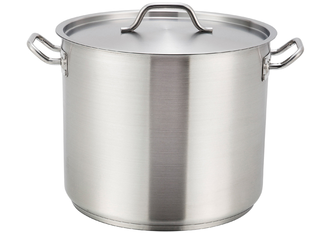 90-qt, Stainless Steel, Double Bottom, Stock Pot | White Stone