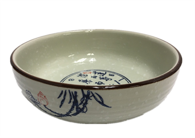 11'' X 3-1/2'' Ceramic Soup Bowl | White Stone