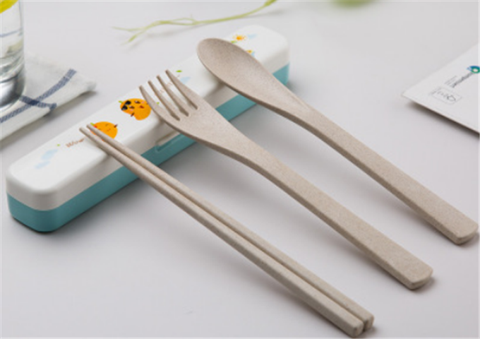 Utensil Set | White Stone