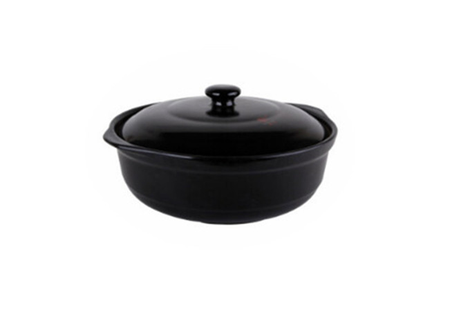 Black Casserole, 7.5'' Round, 600 ml | White Stone