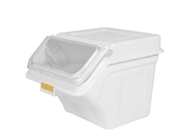 10 Gallon, 150 Cup Ingredient Bin W / Lid | White Stone