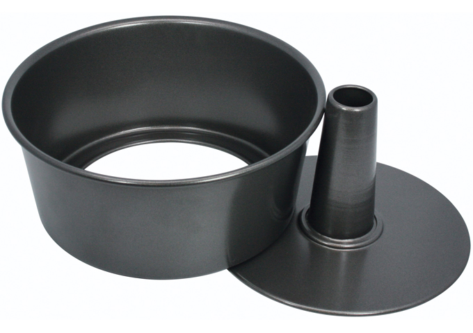 10" Angel Food Cake Pan, Non-stick, Aluminized Carbon Steel | White Stone