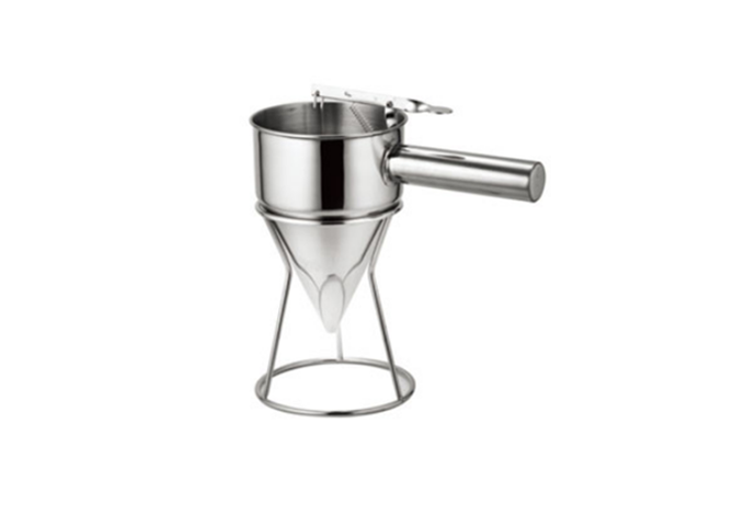 Stainless steel confectionery funnel | White Stone