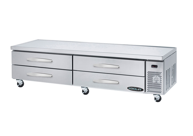 KCB-96-4M Chef Base 96" 4 Drawers | White Stone