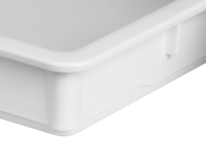 Dough Box, 25-5/8" x 18" x 6", PP | White Stone