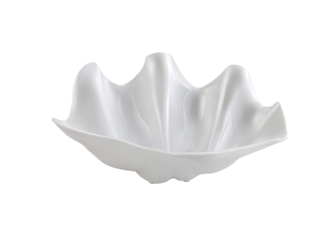 Shell Bowl, Pearl, 20oz | White Stone