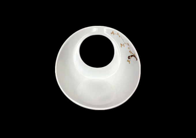 Whitestone Ceramic  Bowl With Handle-Pis 8" | White Stone