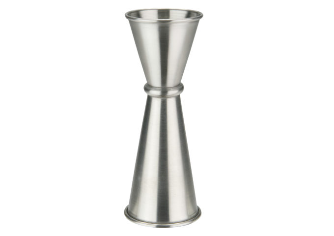 Japanese-Style Jigger, 1 Oz. x 2 Oz, stainless steel (35g) | White Stone