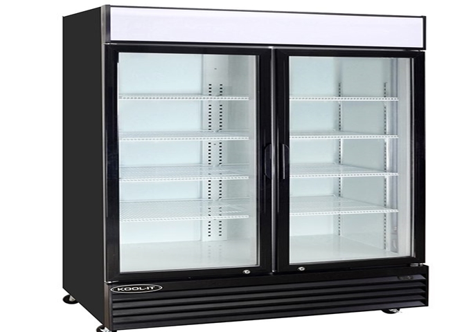 KGM-50 Glass Door Cooler | White Stone