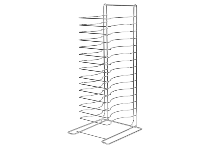 Pizza Rack, 15 Slots, Alu | White Stone