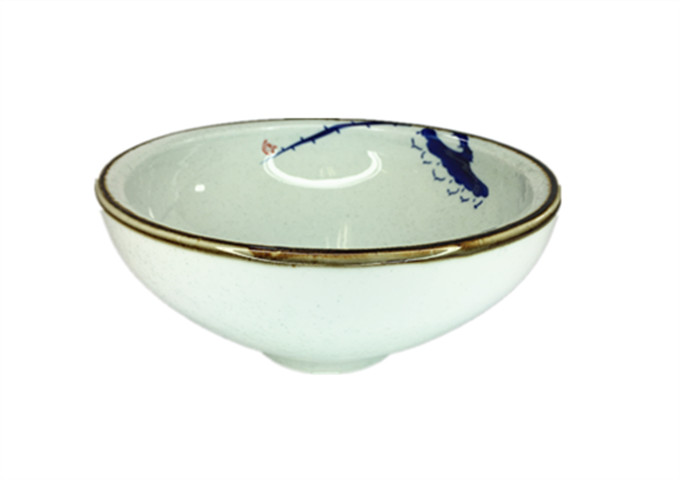 Whitestone Ceramic Beveled Bowl, 8" | White Stone