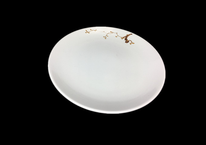 Whitestone Ceramic Round Plate-Pis | White Stone