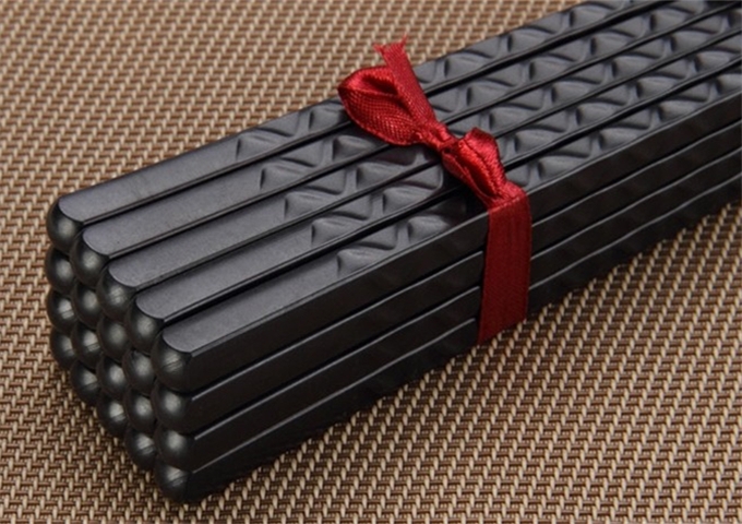 Chopsticks, Black, 11.5,20pcs/pk | White Stone