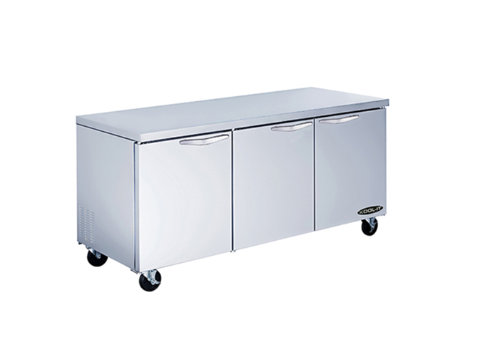 KUCF-72-3 Undercounter Freezer 72" | White Stone