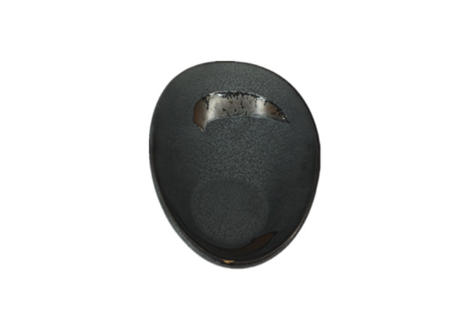 8'' X 3-1/2'' Grey Thick Sauce Bowl | White Stone