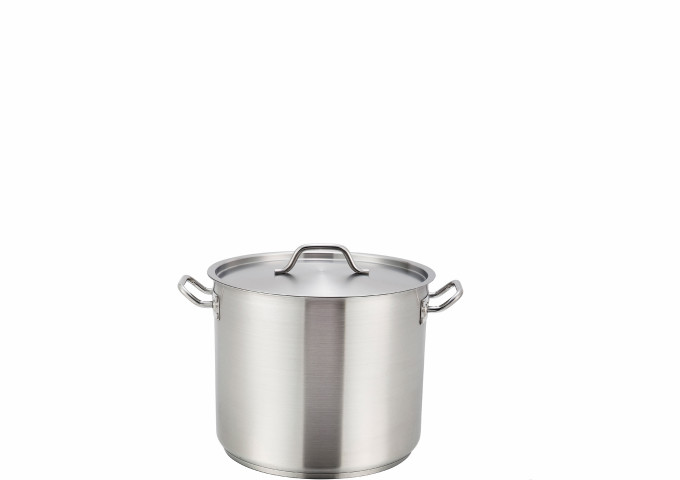 20-qt, Stainless Steel, Double Bottom, Stock Pot | White Stone