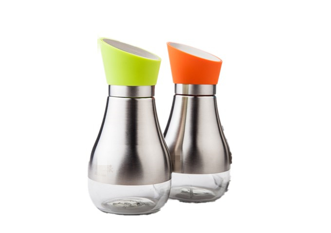 Oil Bottle Orange, Stainless Steel | White Stone