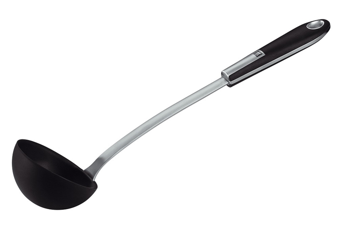 Twin Cuisine Soup Ladle, Silicone | White Stone