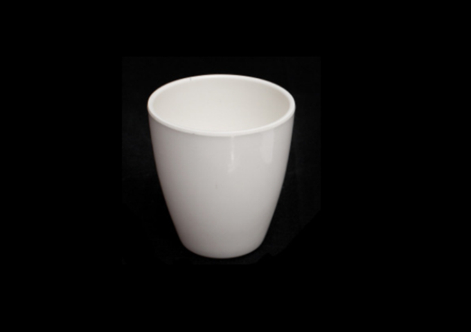 2-3/4''Diameter X 2-3/4'' High White, Melamine | White Stone