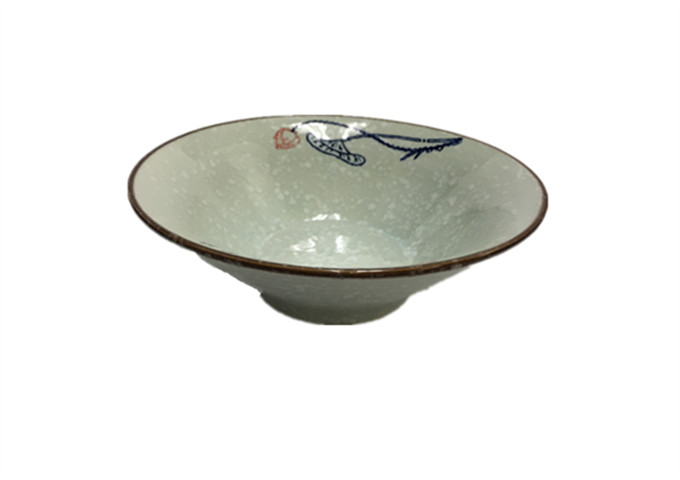 8'' D X 2-3/4'' Ceramic Soup Bowl | White Stone
