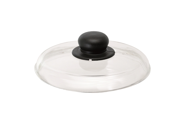 Domed 11″ Glass Lid | White Stone