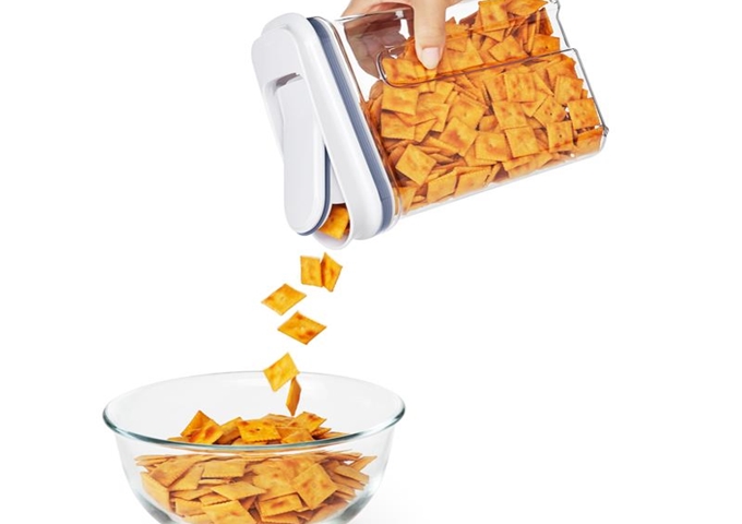 POP All-Purpose Food Dispenser, 1.6 qt / 1.5 L | White Stone