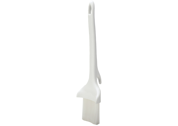 Nylon Pastry Brush, 2" Wide w/Hook | White Stone