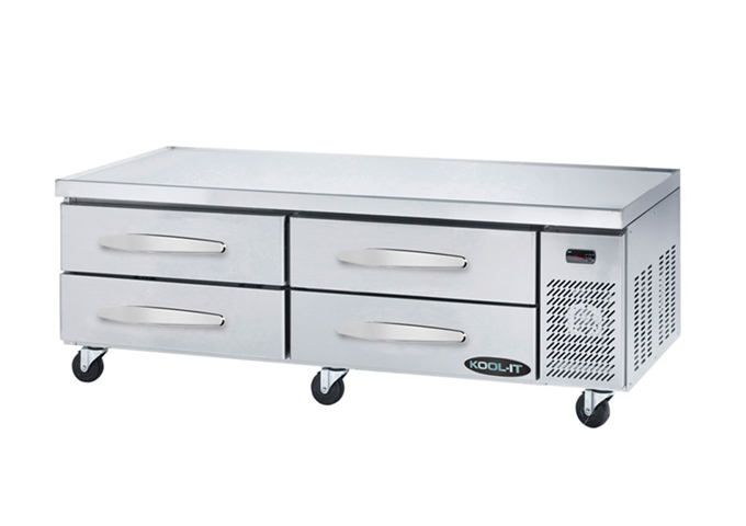 KCB-74-4M Chef Base 74" 4 Drawers | White Stone