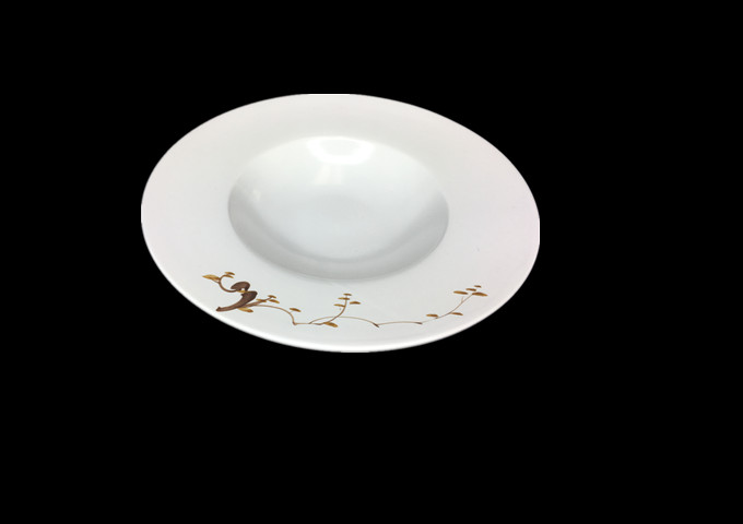 Whitestone Ceramic Bowl, Straw Hat-Pis, 10" | White Stone