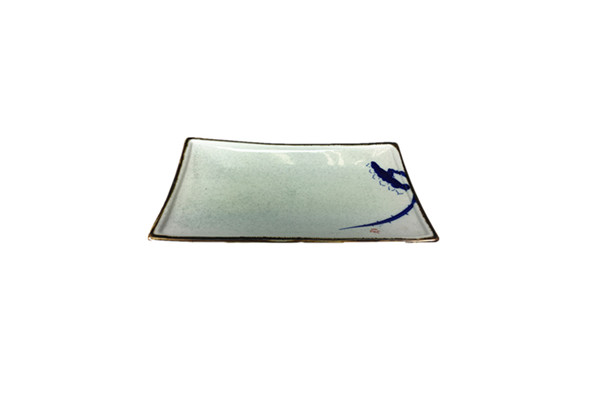 Whitestone Ceramic Rectangular Plate, 10-3/4'' | White Stone