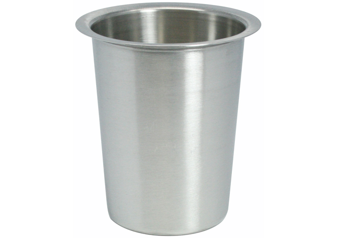 Flatware Cylinder, Solid, S/S | White Stone