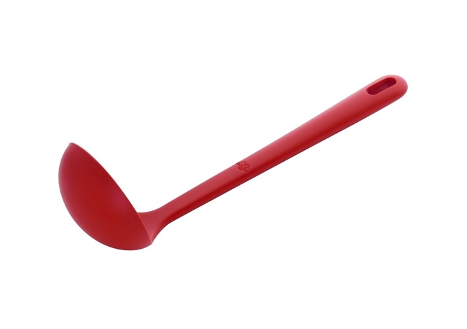 Rosso Silicone Soup Ladle | White Stone