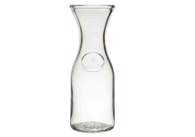 Libbey Glass Carafe, Decanter, 19.25 Oz  (0.5L) | White Stone