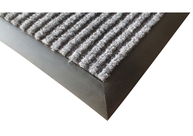 3' x 5' Carpet Floor Mat, Charcoal | White Stone