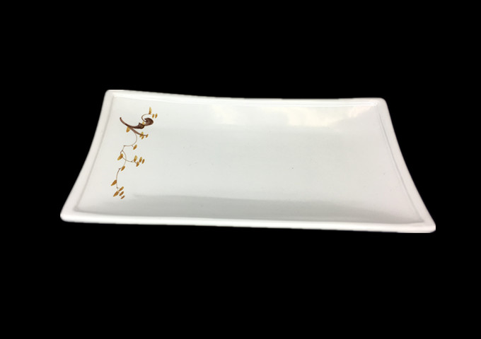 Whitestone 12-3/4" X 7'' Ceramic  Plate, Rectangular-PIS | White Stone