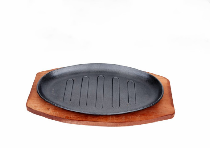 10'' X 6.5'' Skillet | White Stone