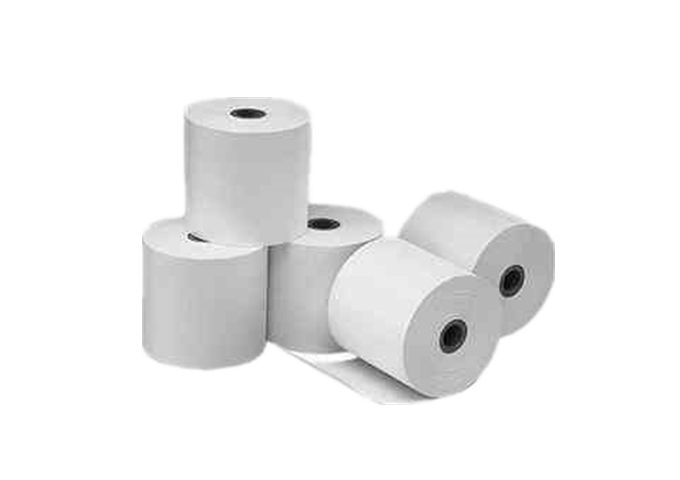 Bond Paper Rolls, 1 7/16" x 3", 100/Case | White Stone